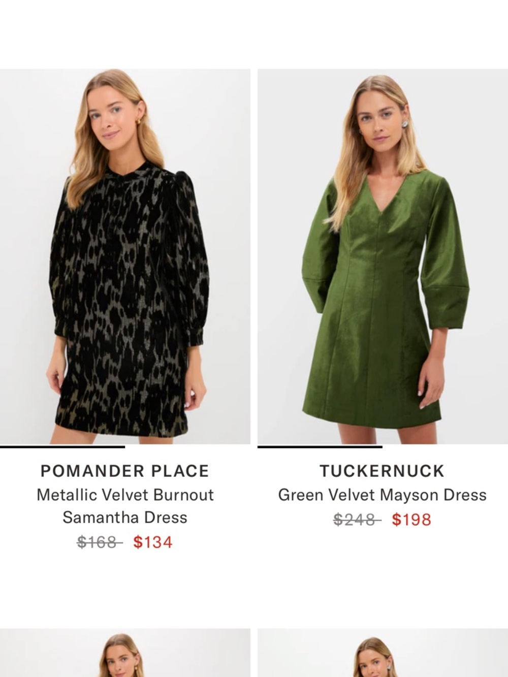 NWT Tuckernuck metallic velvet burnout Samantha dress small & Medium - Picture 2 of 10